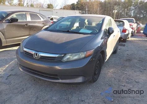 2012 Honda Civic Lx z USA, uszkodzony, nr VIN 19XFB2F57CE391713